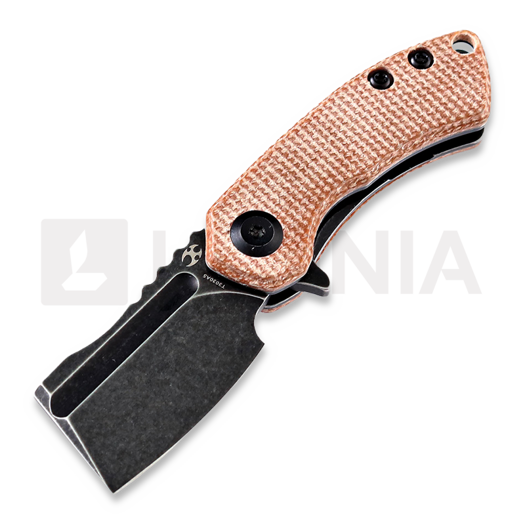 Kansept Knives Mini Korvid 折叠刀, 褐色