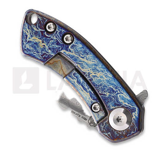 Kansept Knives Mini Korvid Damascus kääntöveitsi