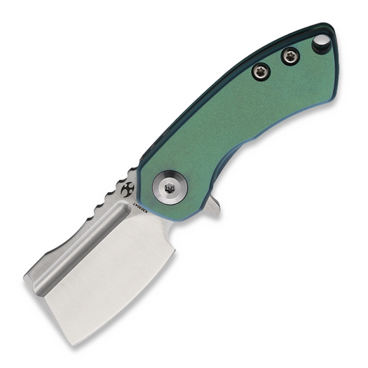 Nóż składany Kansept Knives Mini Korvid Linerlock Green Anodized Ti