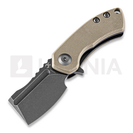 Kansept Knives Mini Korvid összecsukható kés, tan