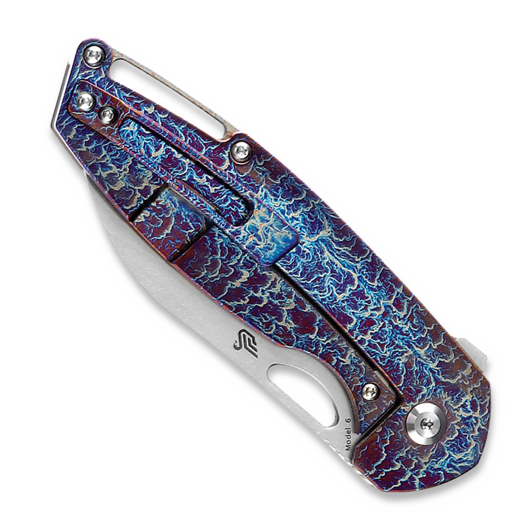 Kansept Knives Model 6 Lightning Strike Ti sulankstomas peilis