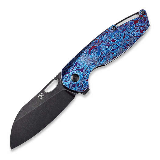 Kansept Knives Model 6 Timascus/Black Anodized Ti 접이식 나이프