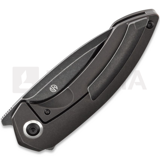 Kansept Knives ODD 21 Black Stonewash sulankstomas peilis
