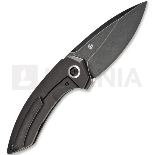 Kansept Knives ODD 21 Black Stonewash sulankstomas peilis