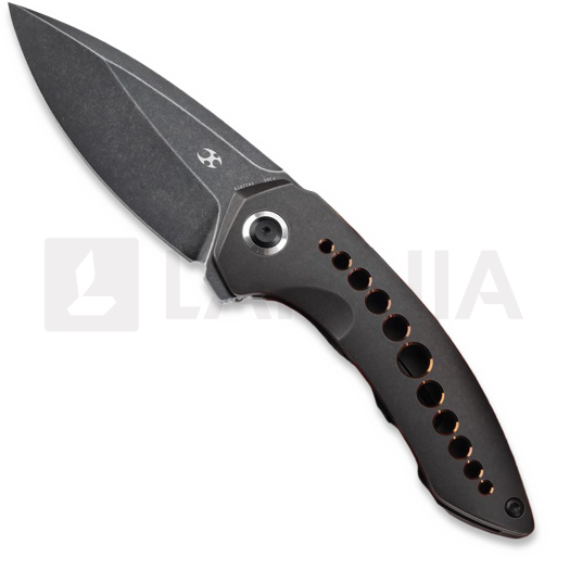 Kansept Knives ODD 21 Black Stonewash sulankstomas peilis