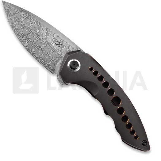 Kansept Knives ODD 21 Damascus Blackwash kääntöveitsi