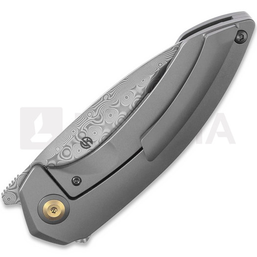 Couteau pliant Kansept Knives ODD 21 Damascus Gray