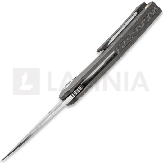 Couteau pliant Kansept Knives ODD 21 Damascus Tiger Stripe