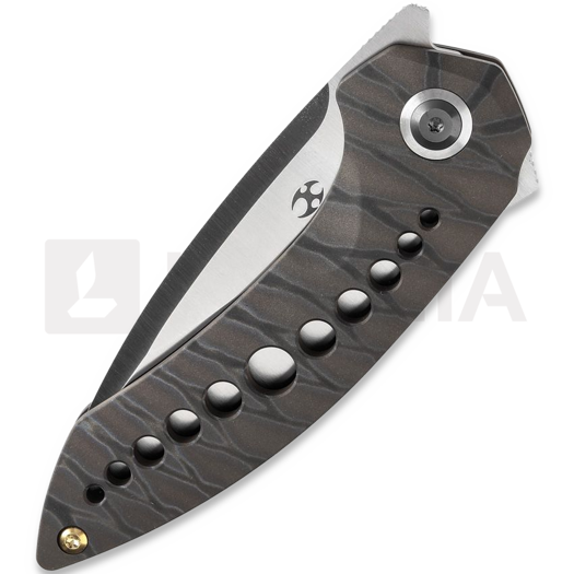 Kansept Knives ODD 21 Tiger Stripe sulankstomas peilis