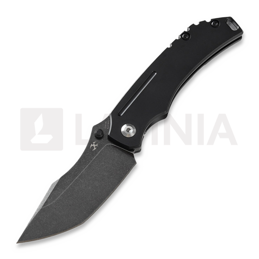 Coltello pieghevole Kansept Knives Pelican EDC Framelock, nero