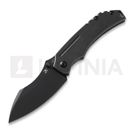 Couteau pliant Kansept Knives Pelican EDC Framelock, black sw