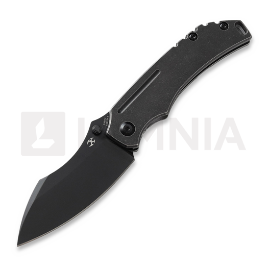 Kansept Knives Pelican EDC Framelock összecsukható kés, black sw