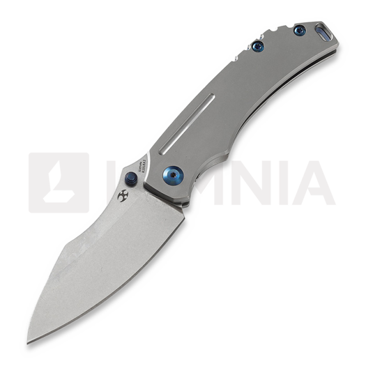 Kansept Knives Pelican EDC Framelock 접이식 나이프, 파랑
