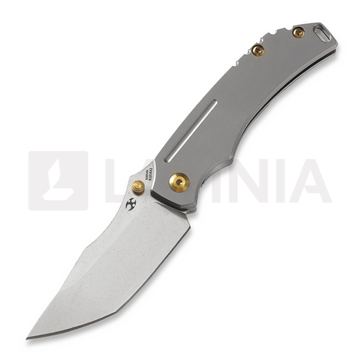 Kansept Knives Pelican EDC Framelock 접이식 나이프, 회색