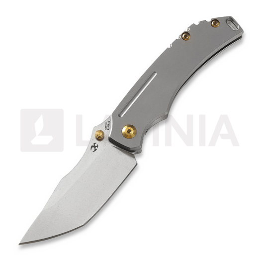 Kansept Knives Pelican EDC Framelock 접이식 나이프, 회색