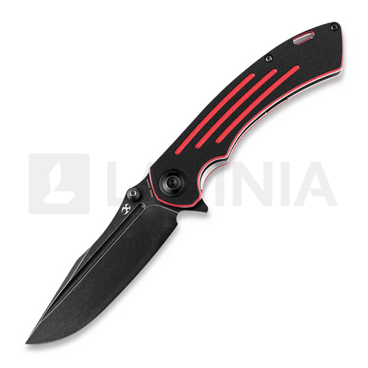 Skladací nôž Kansept Knives Pretatout Black and Red G10