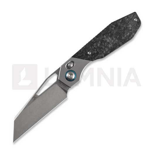 Kansept Knives QTRO Wharncliffe סכין מתקפלת, CF Shredded