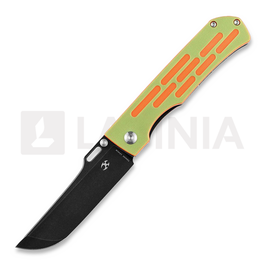 Nóż składany Kansept Knives Reedus Green And Orange G10