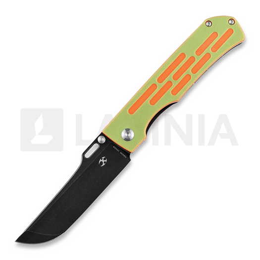 มีดพับ Kansept Knives Reedus Green And Orange G10