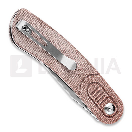 Kansept Knives Reverie Brown Micarta sulankstomas peilis