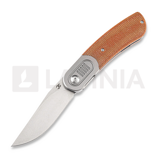 Kansept Knives Reverie Micarta 접이식 나이프, 갈색