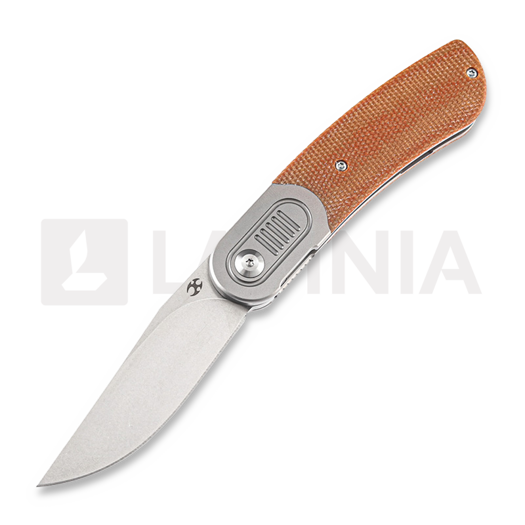 Kansept Knives Reverie Micarta összecsukható kés, barna