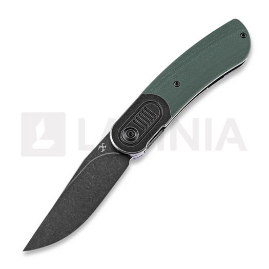 Kansept Knives Reverie Micarta folding knife, green