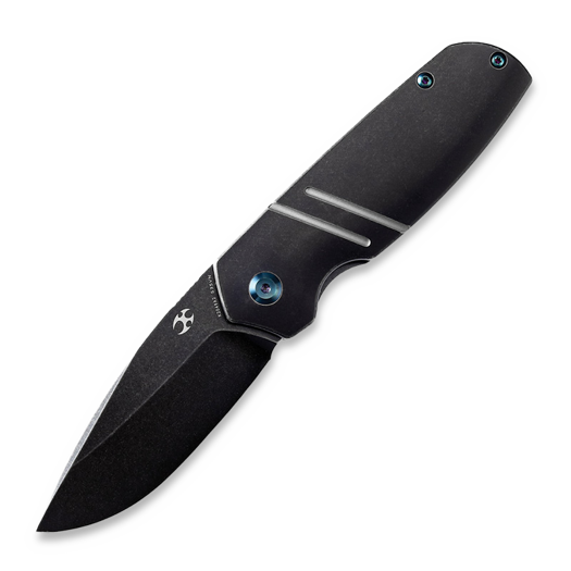 Kansept Knives Turaco Black Stonewashed Titanium folding knife