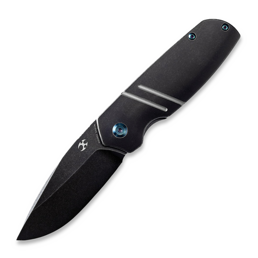 Skladací nôž Kansept Knives Turaco Black Stonewashed Titanium