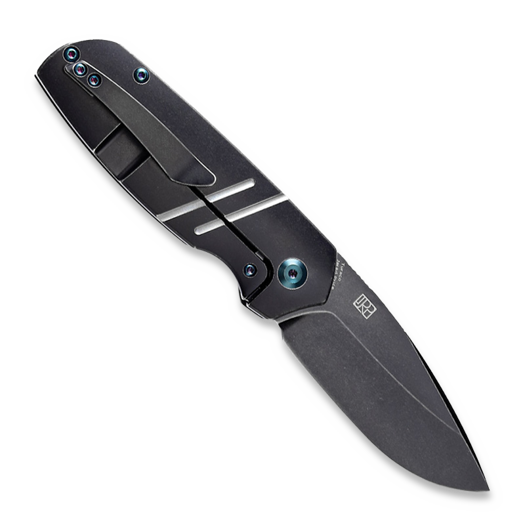 Kansept Knives Turaco Black Stonewashed Titanium kääntöveitsi