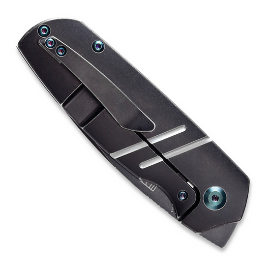 Zav&iacute;rac&iacute; nůž Kansept Knives Turaco Black Stonewashed Titanium