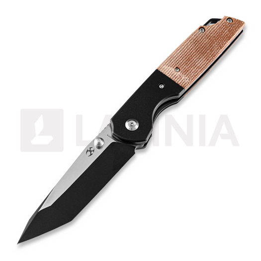 Kansept Knives Warrior Linerlock Brn Micarta összecsukható kés