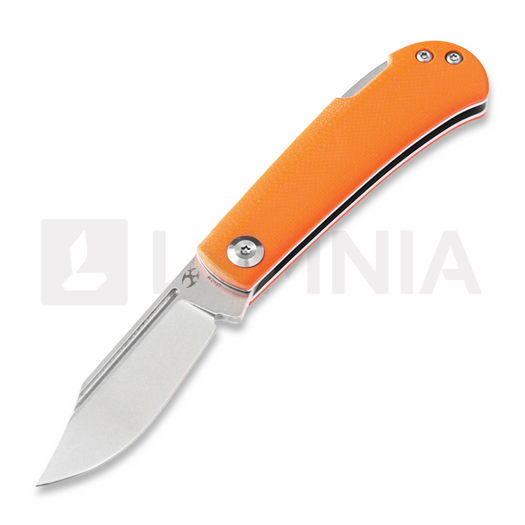 Skladací nôž Kansept Knives Wedge Backlock G10, oranžová