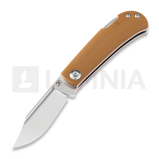 Kansept Knives Wedge Backlock Yellow összecsukható kés