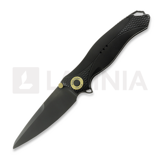 KARBON Buckhorn Aluminum Black k&auml;&auml;nt&ouml;veitsi