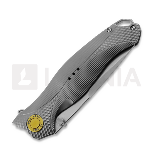Coltello pieghevole KARBON Mini Buckhorn Framelock Ti