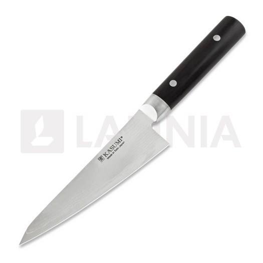 Kasumi Damascus Honenuki 14cm japanese kitchen knife