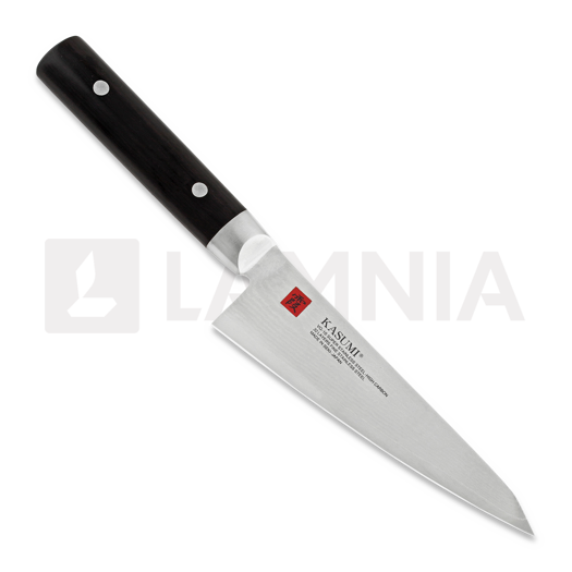 Kasumi Damascus Honenuki 14cm japanese kitchen knife