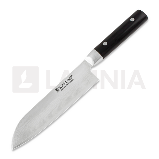 Japanese kitchen knife Kasumi Damascus Santoku 18cm