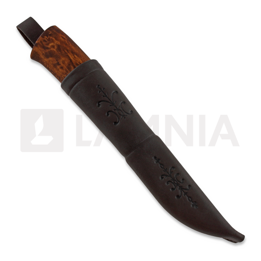 Kauhavan Puukkopaja Askartelupuukko 77 finsk kniv, stained