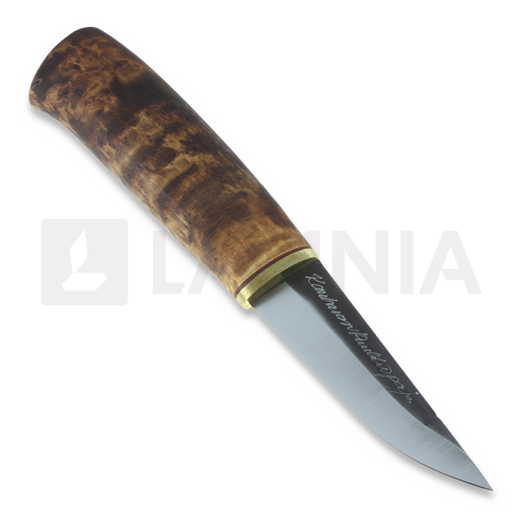 Kauhavan Puukkopaja Askartelupuukko 80 puukko, petsattu