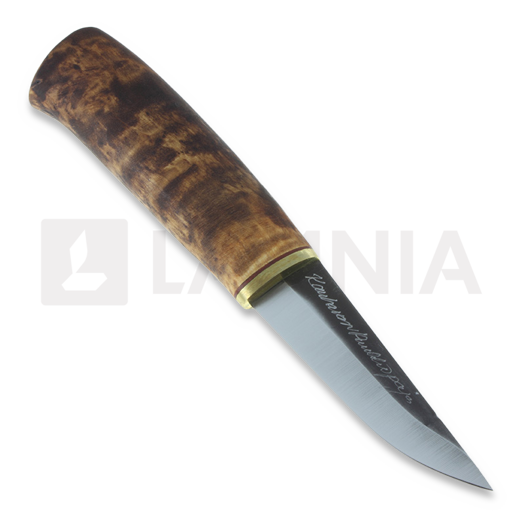Kauhavan Puukkopaja Askartelupuukko 80 finska kniv, stained
