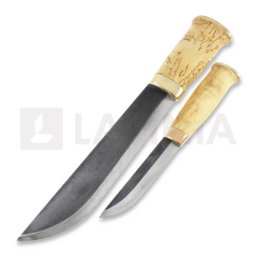 Cuţit Kauhavan Puukkopaja Double Leuku 210, natural