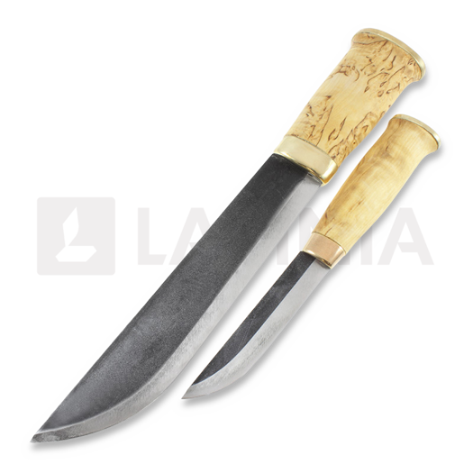 Nůž Kauhavan Puukkopaja Double Leuku 210, natural