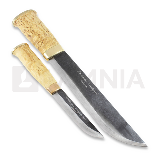 Kauhavan Puukkopaja Double Leuku 210 knife, natural