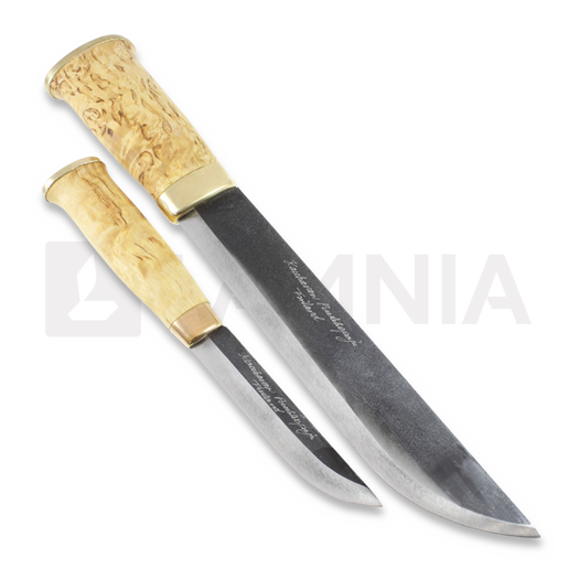 Kauhavan Puukkopaja Double Leuku 210 knife, natural