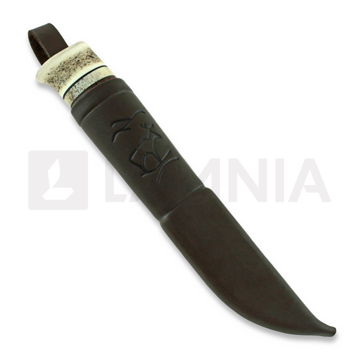 Nůž Kauhavan Puukkopaja Er&auml;puukko, stained