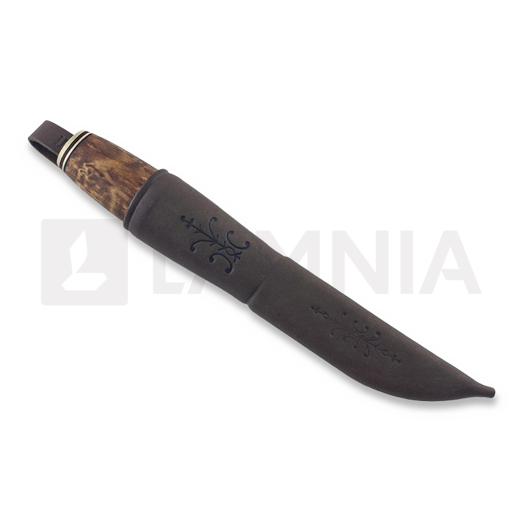 Finský nůž Kauhavan Puukkopaja Koristepuukko 95, stained