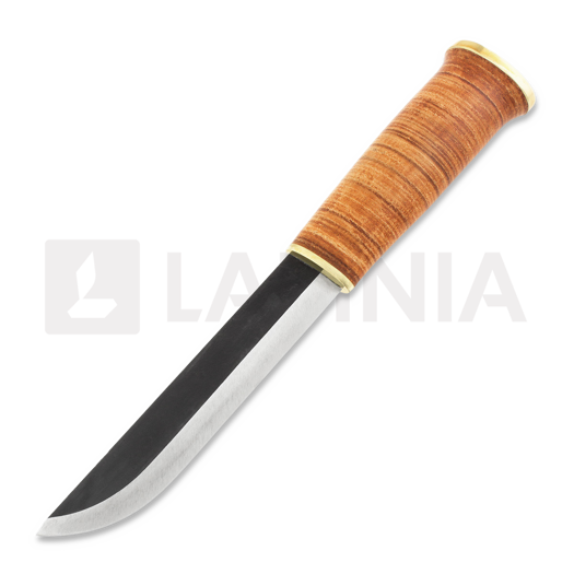 Faca Kauhavan Puukkopaja Leuku knife, Leather