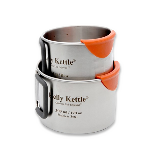 Kelly Kettle Cups &ndash; Twin pack 350 & 500ml
